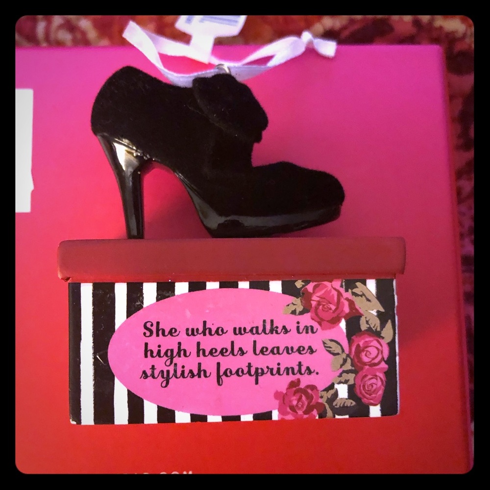 Hallmark high heel ornament